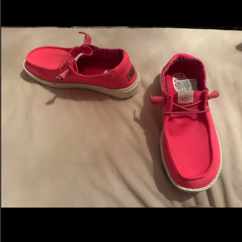 Hey Dude Bright Pink Loafers